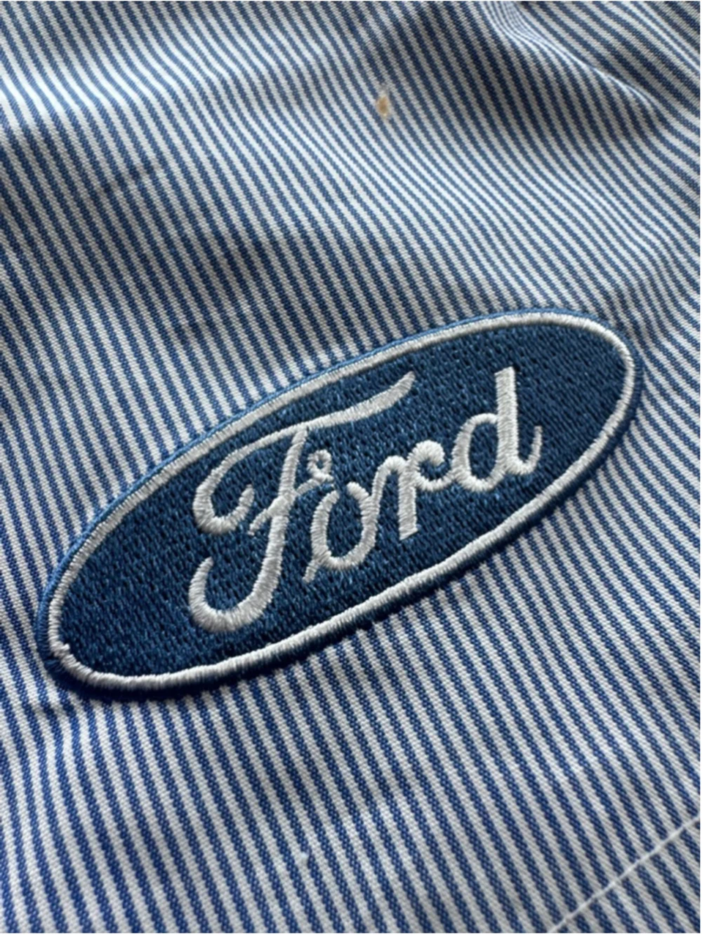 Ford Men's Blue White Striped Boxers XL